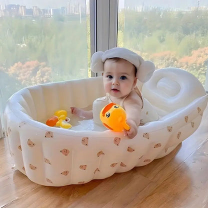 Baignoire bébé DOYÉ bébé dans bain avec jouet de bian en canat