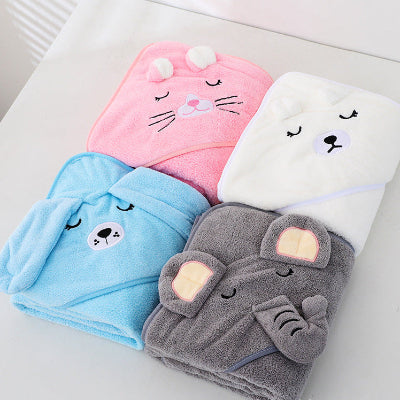 Cape de bain pour bébé 4 modele
