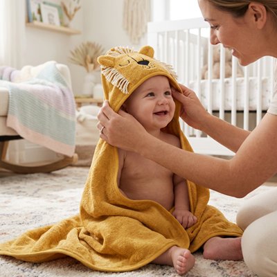 Cape de bain bébé 