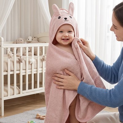 Cape de bain bébé 