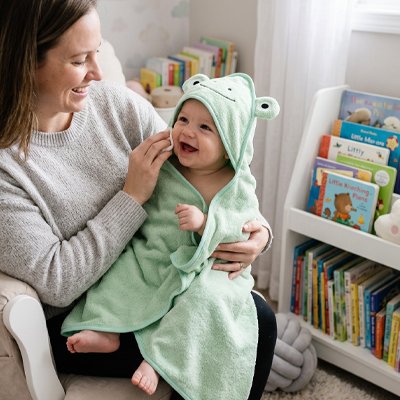 Cape de bain bébé 