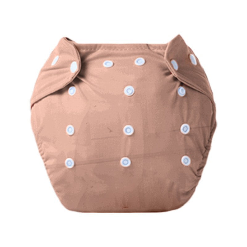 Couche lavable pour bébé marron 