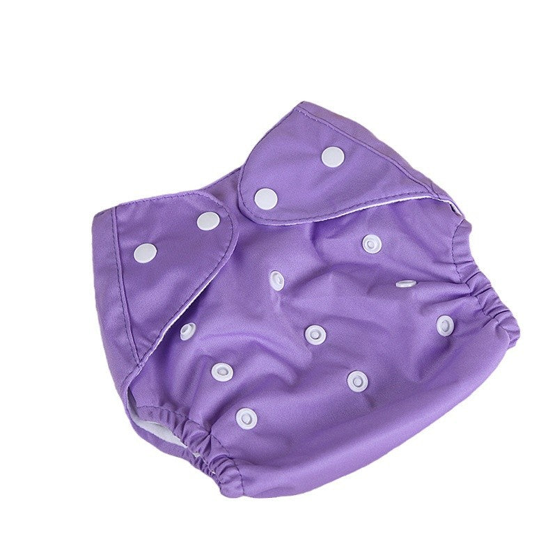 Couche lavable pour bébé violet