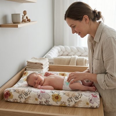 Housse matelas à langer 