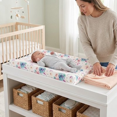 Housse matelas à langer 